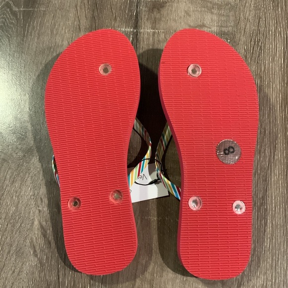 PR: Vera Bradley Flip Flops Rumba SZ 7-8 Medium tropical floral pattern - Picture 13 of 13